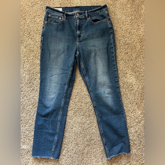 GAP Vintage Slim Midrise Skinny Raw Hem Jeans 31 - Picture 2 of 8